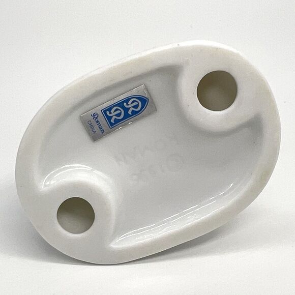 VTG Roman Valencia Collection "Palm of My Hand" Boy 4” Figurine Porcelain Blue - Picture 5 of 6